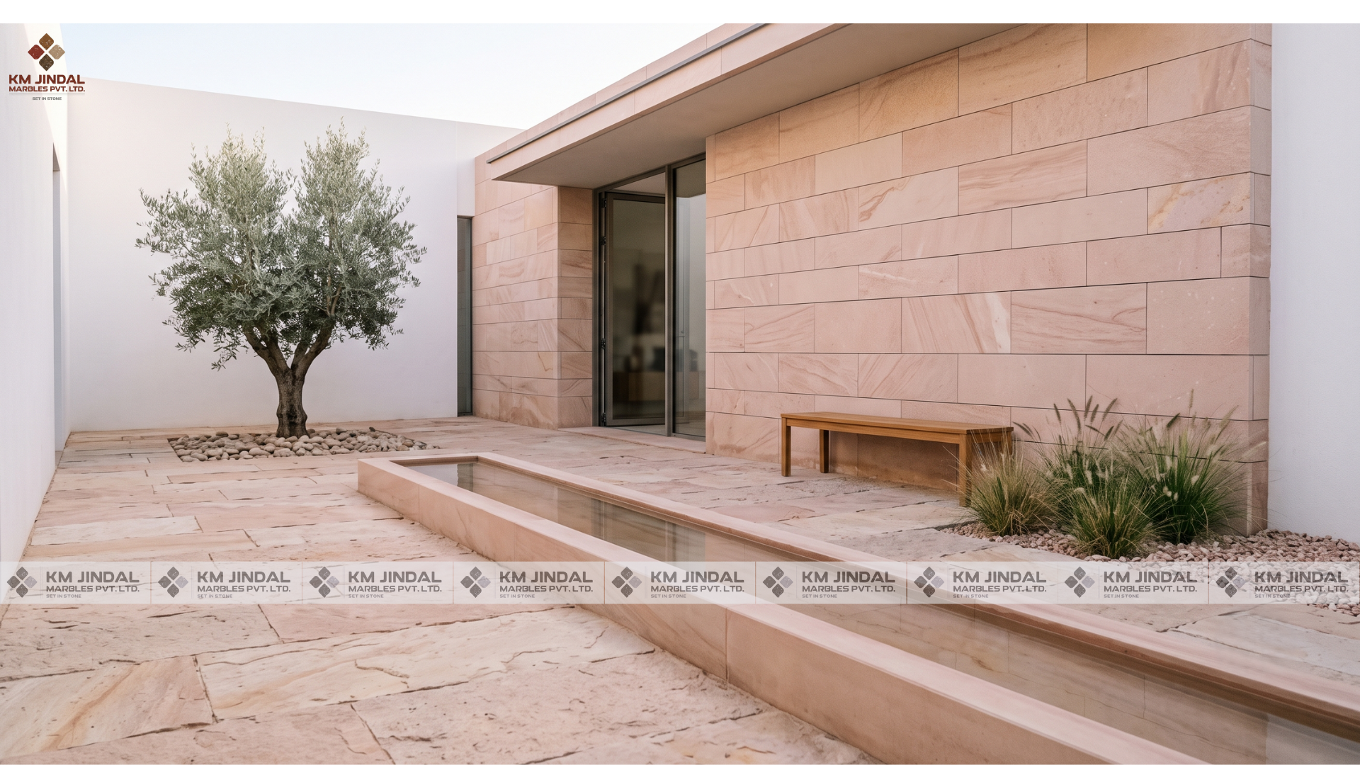 Pink Sandstone Architectural Use