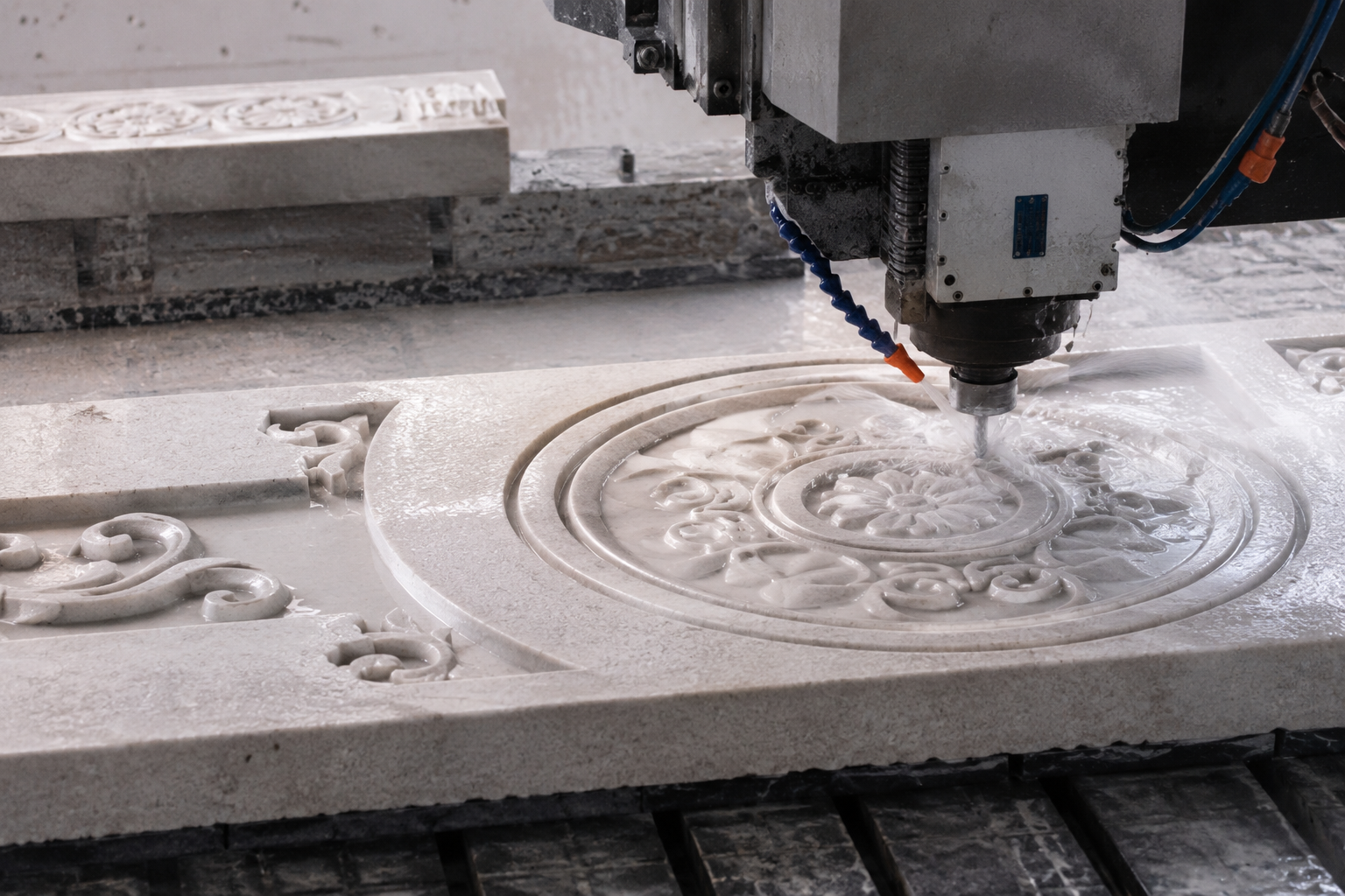 Precision Multi Axis CNC Stone Cutting